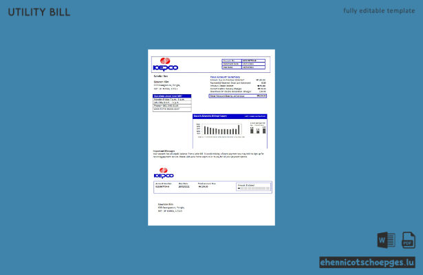 Beispielrechnung der South Korea Electric Power Corporation